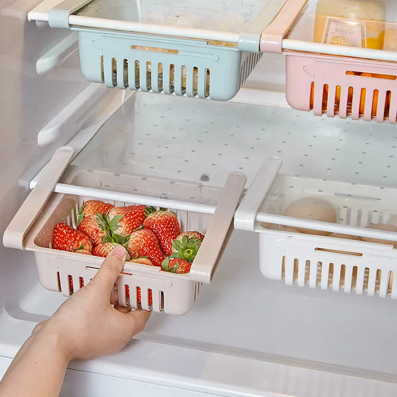 FridgeBliss Stack & Slide: Maximise Your Fridge Space with Clear Drawer Organisers