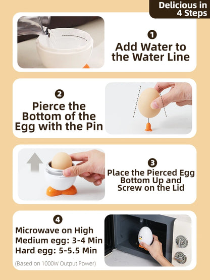 Eggy Express: The Speedy Microwave Egg Cooker for Perfect Brekkies in Minutes