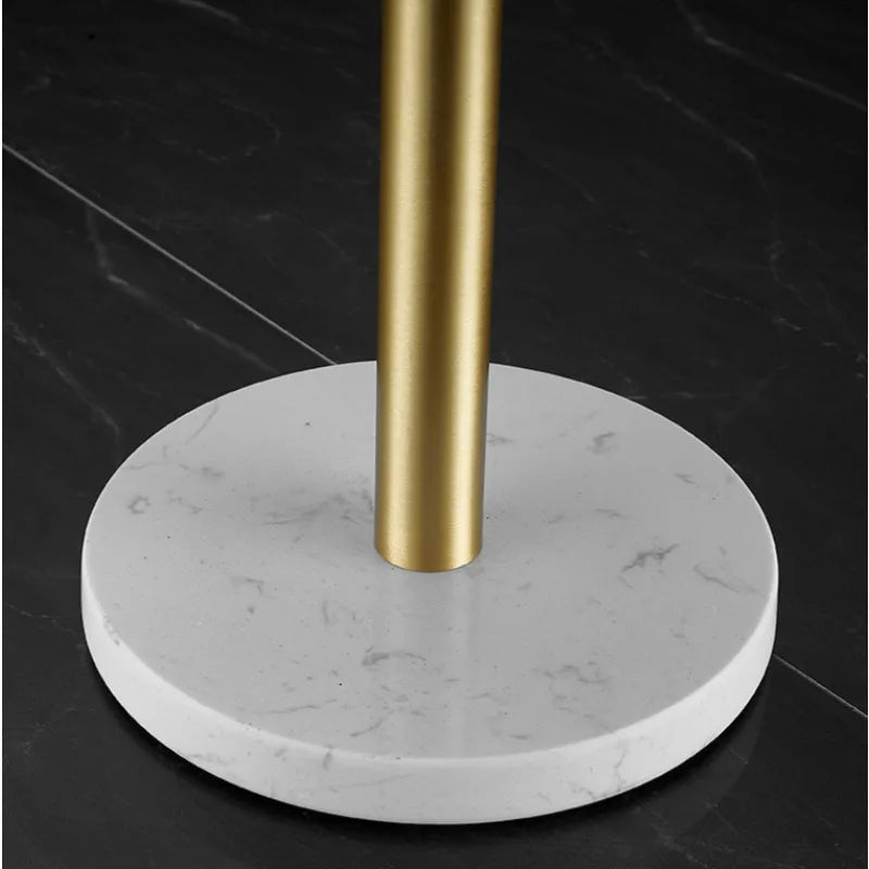 Marble Luxe: The No-Drill Paper Towel Holder & Cling Film Storage